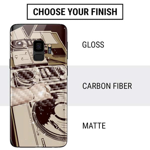 DJ Spinning Galaxy S9 Skin